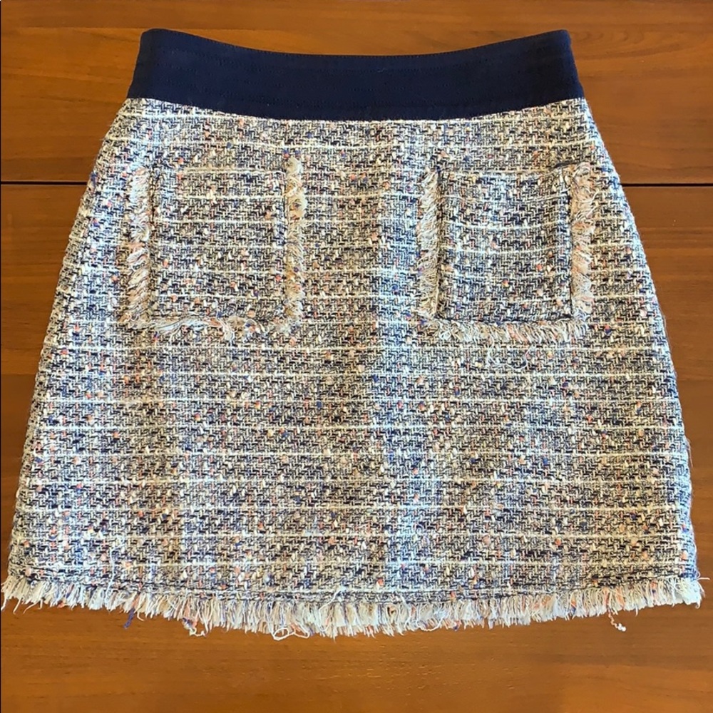 J Crew sparkly tweed miniskirt GUC